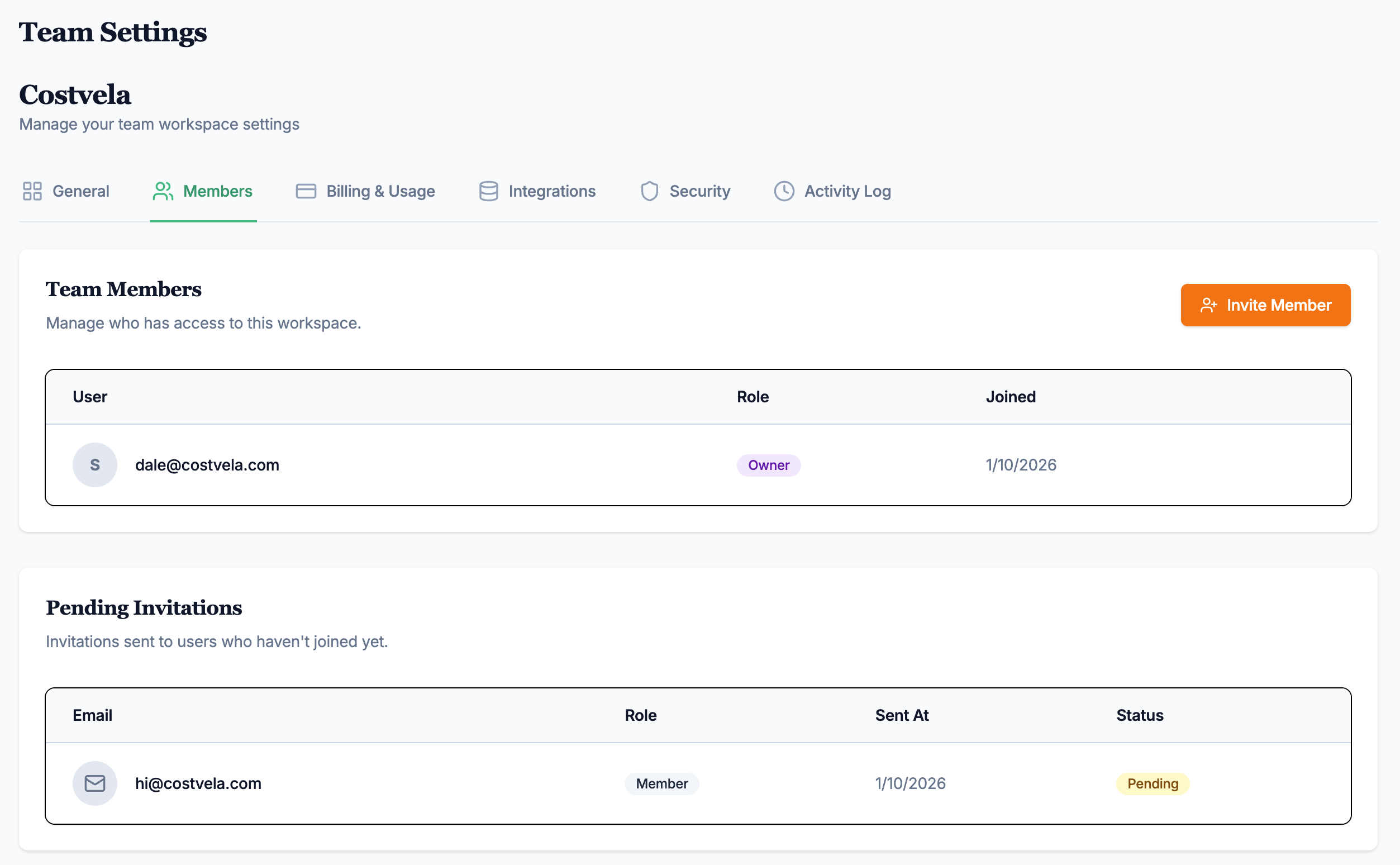 Team Management, User Roles, and Activity Logs